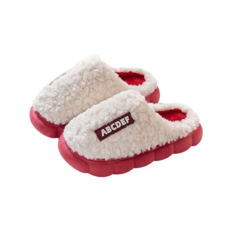 2023 Winter New Fashion Home Cotton Slippers, Women's Plush and Thickened Home Fur Slippers for External Wear, Wholesale