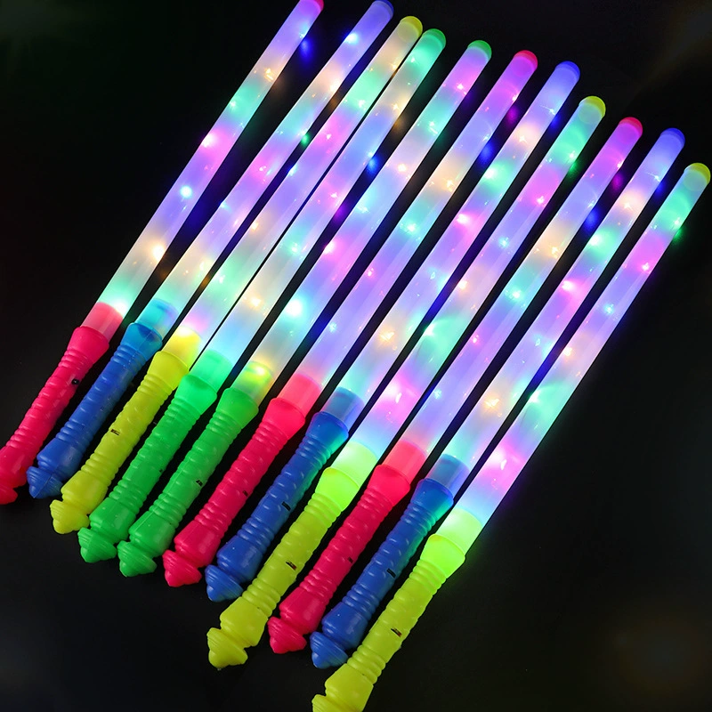 Electronic colorful flashing light stick, generating electricity