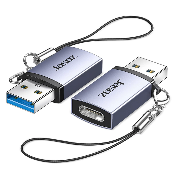 G140 USB3.0 male to Type-C female adapter with lanyard