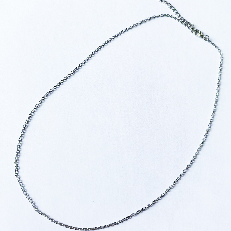 티타늄 스틸 변색 방지 싱글 체인
