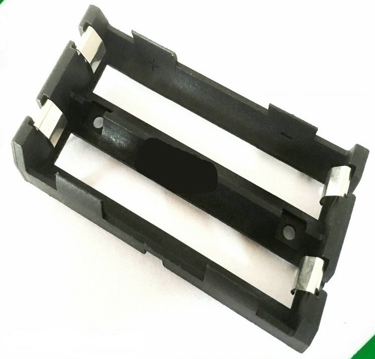 18650尼龙插针电池座 18650电池座 18650双节尼龙插针 2节