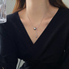 Small design necklace, advanced chain for key bag , accessory, light luxury style, 2023 collection, high-end, simple and elegant design, wholesale