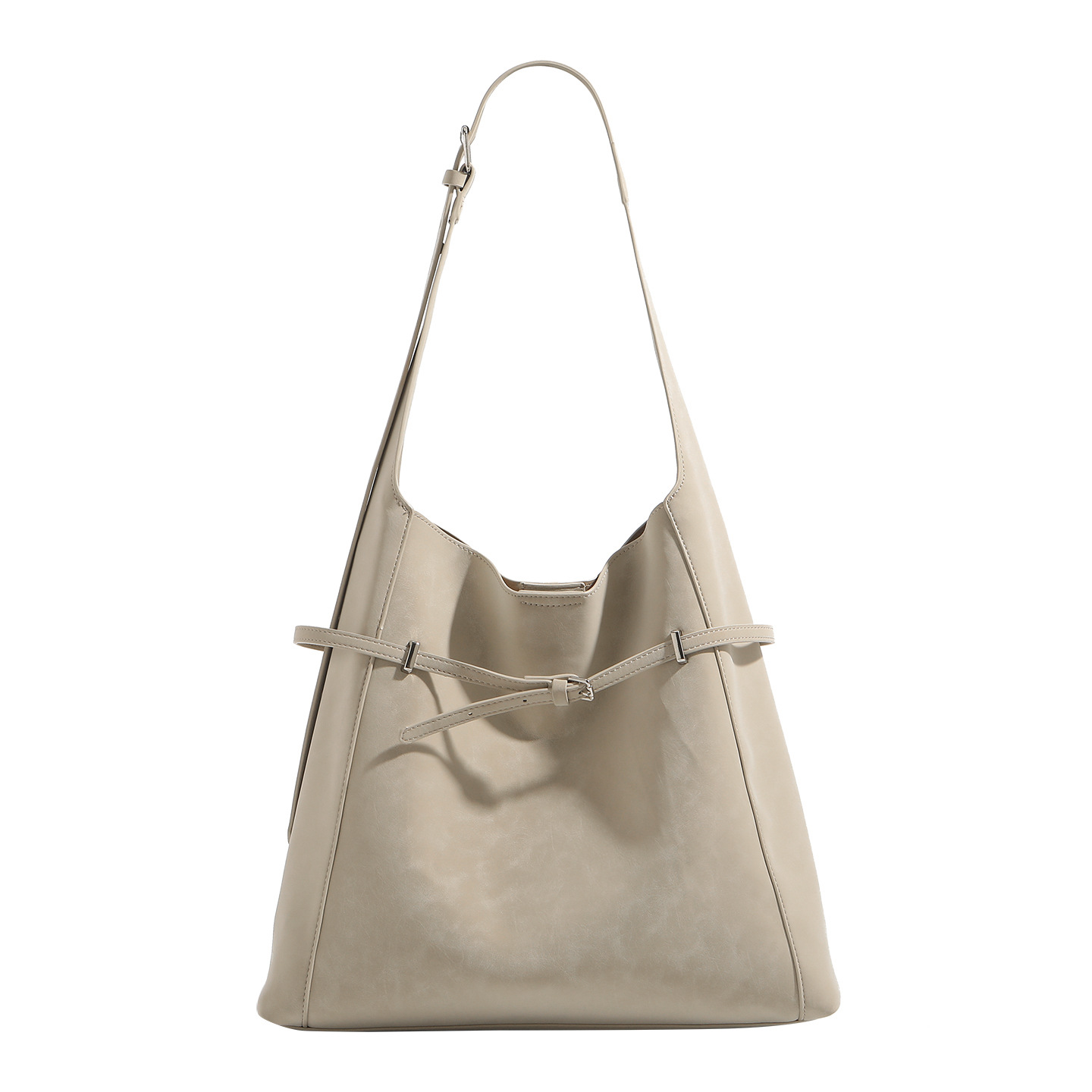 Maillard Soft Leather Hobo Versatile Tote Bag For Women 2025 Summer New Shoulder Crossbody Underarm Commuter Bag - Thumbnail 5