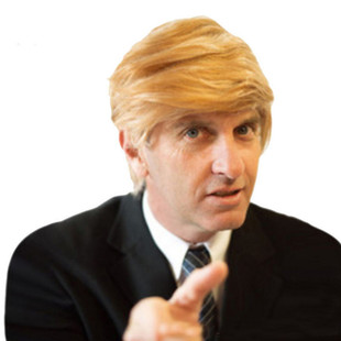 Men's Golden Wig European and American trump Short Hair Chuanpu trump President Masquerade Performance Festival Wig