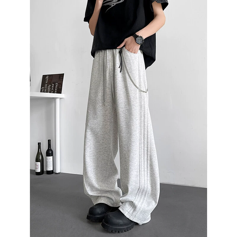 Sports spring trousers for leisure, fashionable solid accessory