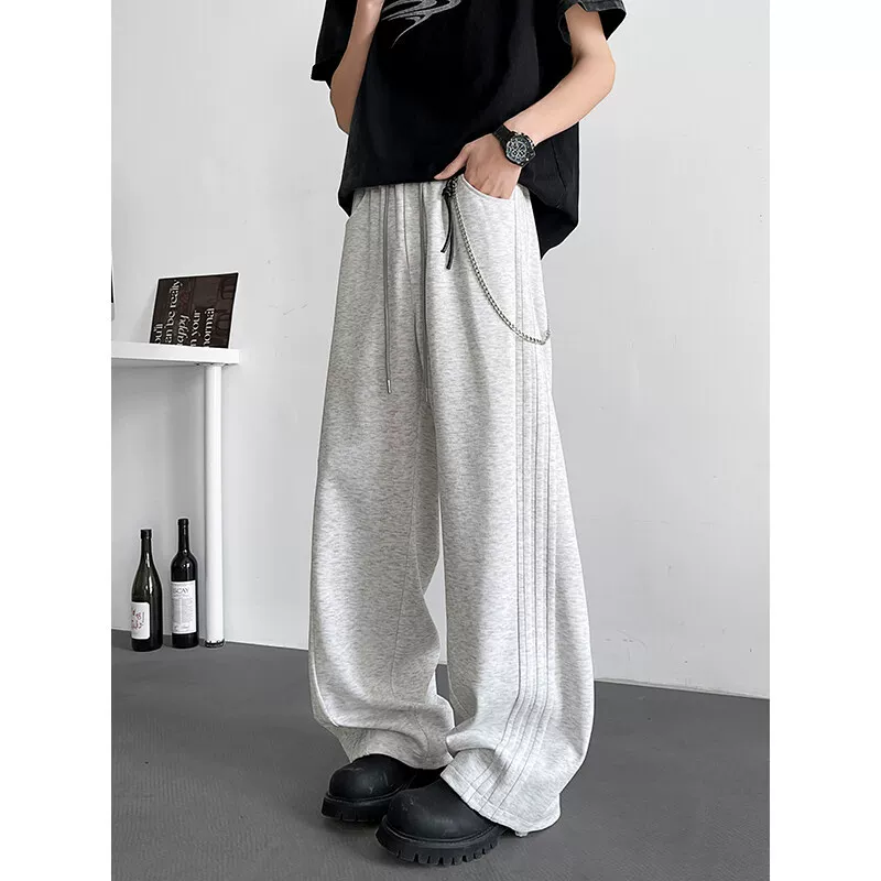 Sports spring trousers for leisure, fashionable solid accessory