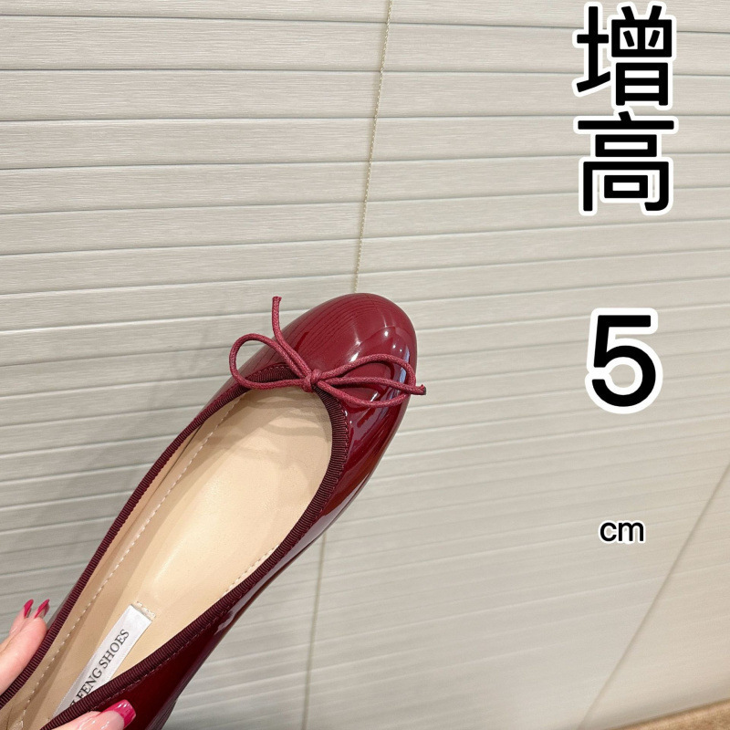 Women's Shoes with Internal Height Increase, Retro Bowknot, Round Toe, Shallow Mouth, Soft Patent Leather, Sexy and Elegant for Commuting Women's Shoes with Internal Height Increase, Retro Bowknot, Round Toe, Shallow Mouth, Soft Patent Leather, Sexy and Elegant for Commuting