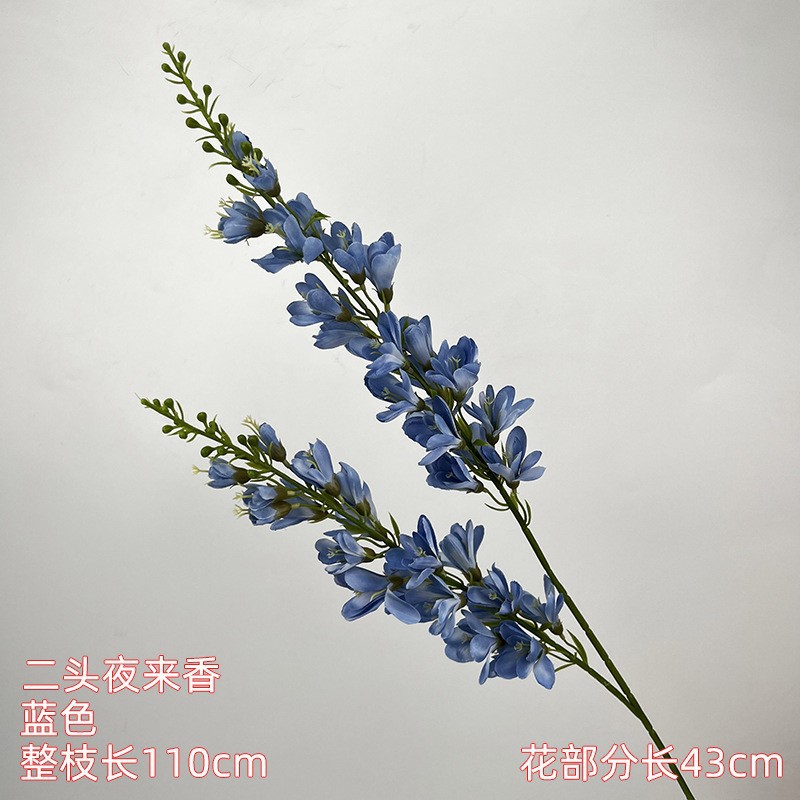 Flor azul cielo flor de bodas flor de seda flor de bodas flor de decoración de flor de vestíbulo flor de techo suave