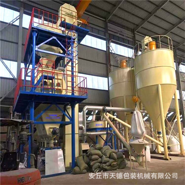 潍坊腻子粉生产设备 卧式石膏砂浆搅拌机 新型瓷砖胶加工机器设备