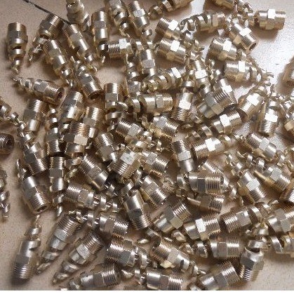 黄石市SPJT1/2黄铜螺旋脱硫喷咀 4分塑胶螺旋形喷淋嘴