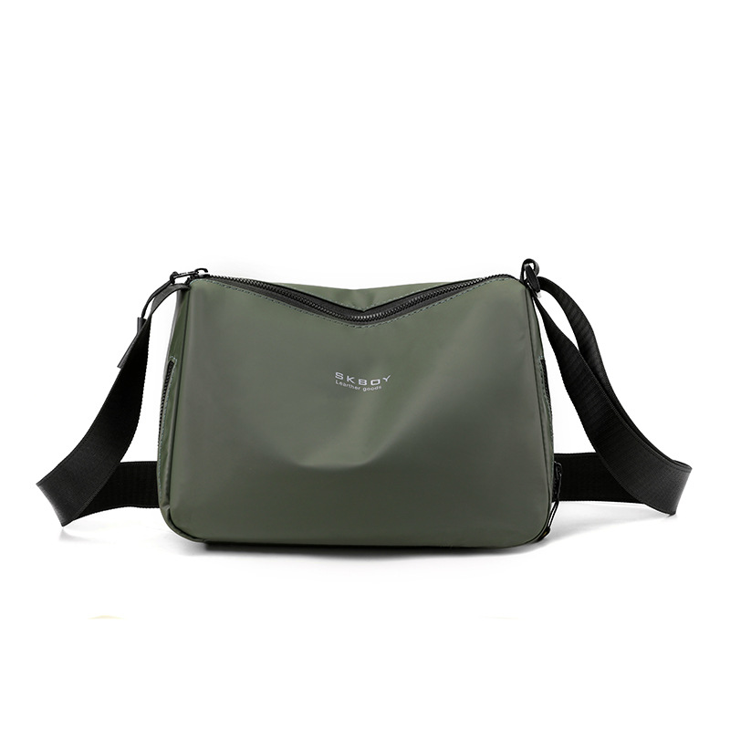 Nueva tendencia de la moda simple bolso de mensajero casual para hombres premium ins versión coreana de todo fósforo bolso de hombre de gran capacidad de un solo hombro