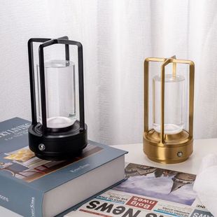 Cross-Border Tea Table Outdoor Camping Bar Desktop Atmosphere Lamp Study Home Indoor Rechargeable Bedside New Table Lamp