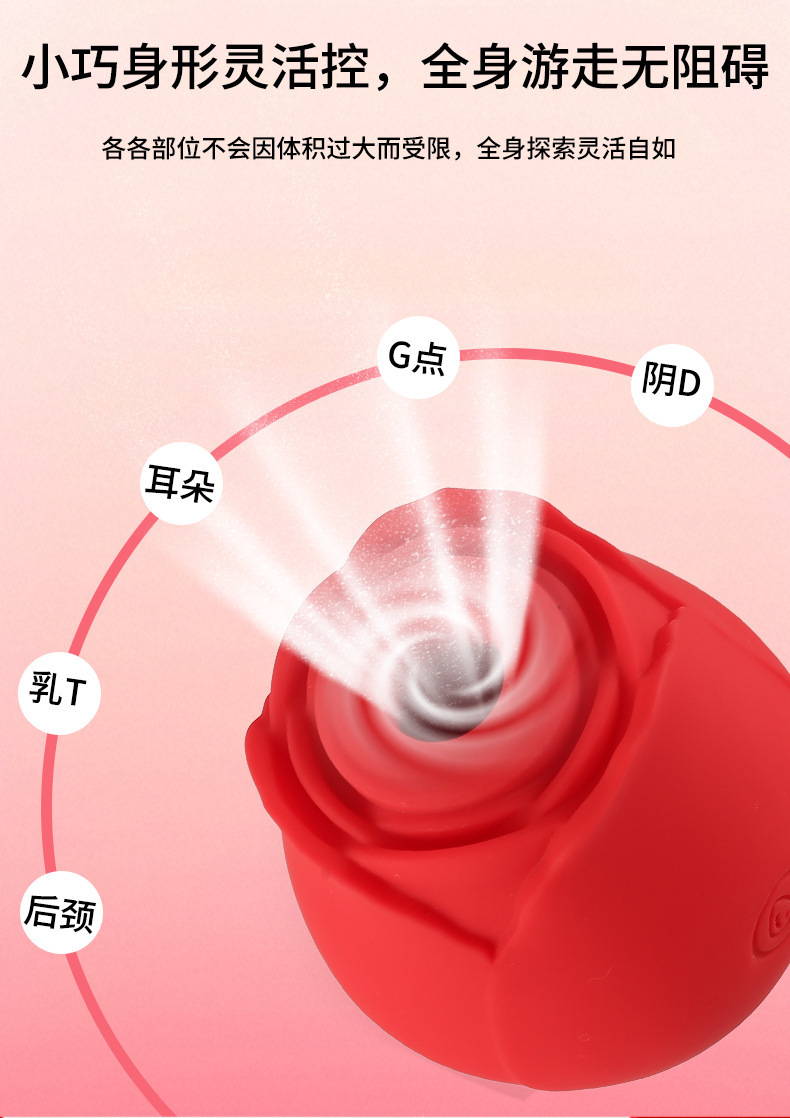 Men’s Anal Vibrator with Tongue Licking and Sucking Motion, Silicone Button-Control Adult Toy — detail image 13