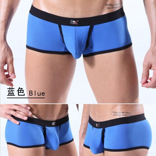 Factory direct sales WJ network Lycra cotton body shaping sexy boxer casual and comfortable men's underwear 2002PJ