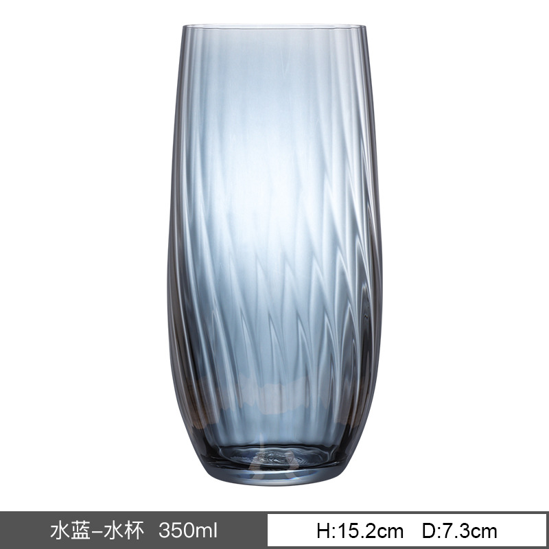 Tazas de agua importadas de la República Checa, tazas de cristal de alta calidad, tazas de vino de gran capacidad, tazas de jugo, tazas de bebida domésticas de alto valor, tazas de vidrio