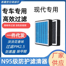 适用现代朗动索纳塔途胜名图悦动ix35领动ix25香薰空调滤芯空气格
