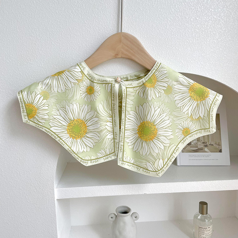 Nuevo chal protector solar de verano de las mujeres al aire libre con aire acondicionado decoración de la habitación chaleco de protección del cuello pequeña bufanda falsa bufanda anudada