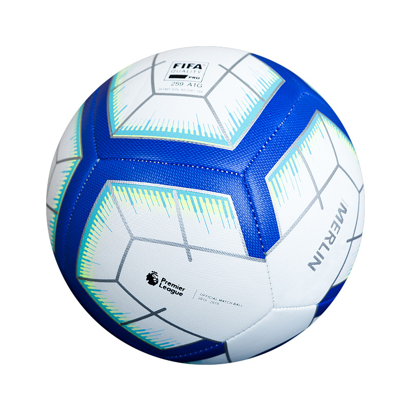 Juego de la Premier League máquina de coser mano de coser pu4 no. 5 fábrica de fútbol al por mayor 13 generación de comercio exterior púrpura