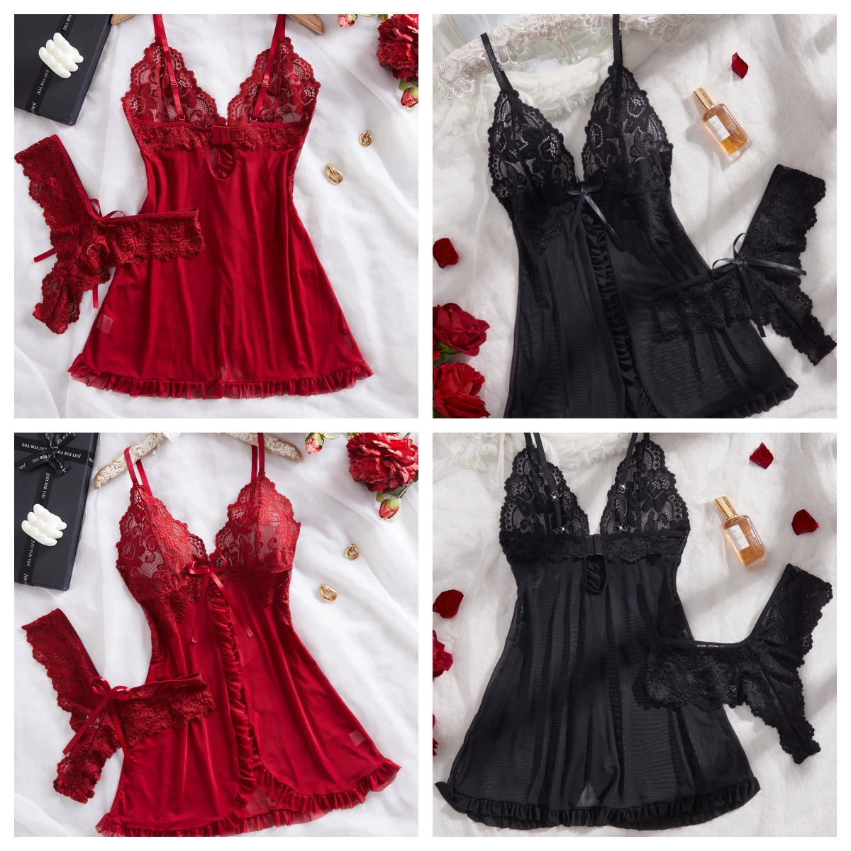 Белье, slip dress, сексуальный комплект, пижама, Амазон, европейский стиль