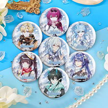 星铁同人谷子砂金镜流卡芙卡饮月花火黄泉星期日周边双闪吧唧徽章