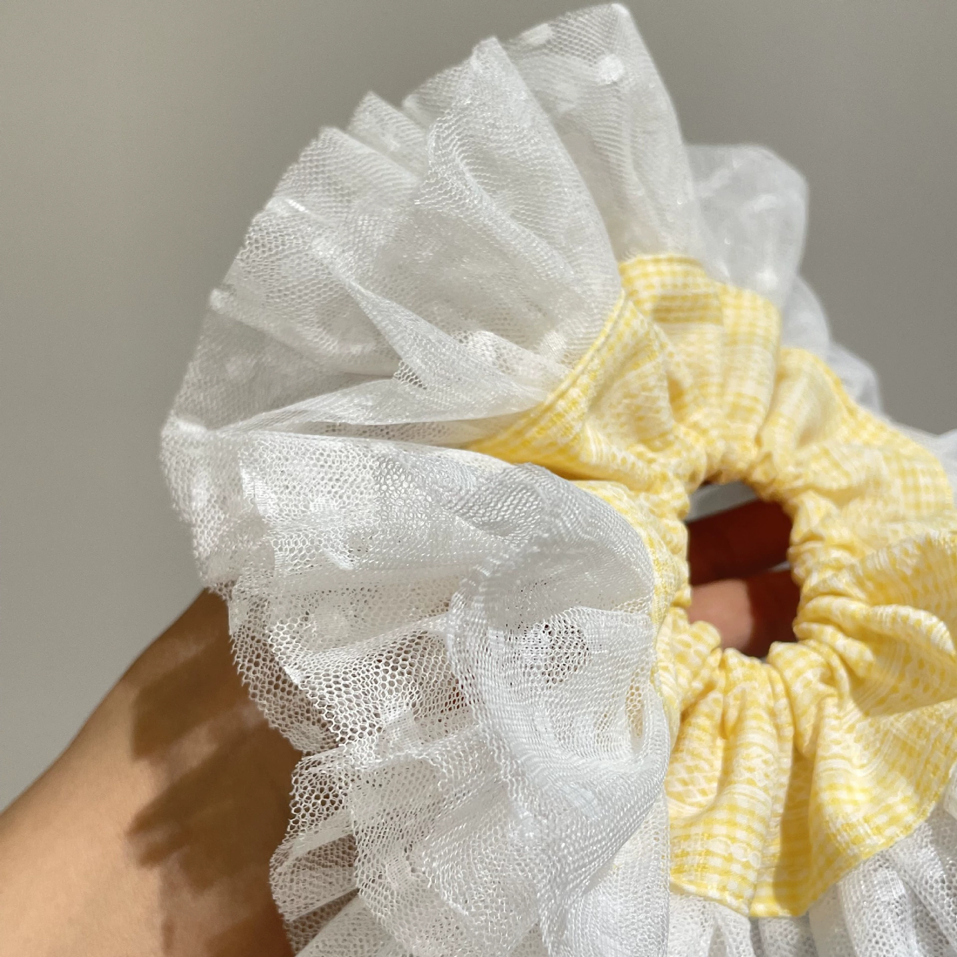Retro fashionable cloth, universal ponytail, hair rope, hair accessory