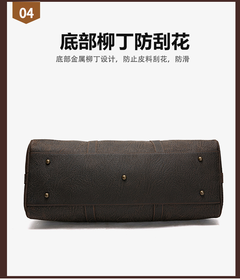 Crazy Horse Leather Travel Bag