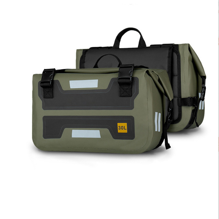 Motorcycle Outdoor Waterproof Quick-Release Side Bag Motorcycle Travel Bag Rear Side Travel Bag Large Capacity Side Bag Saddle Bag