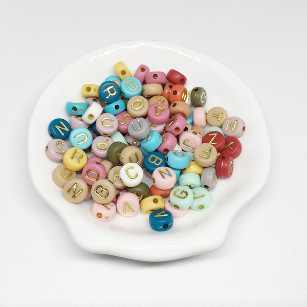 children's acrylic beaded bracelet handmade