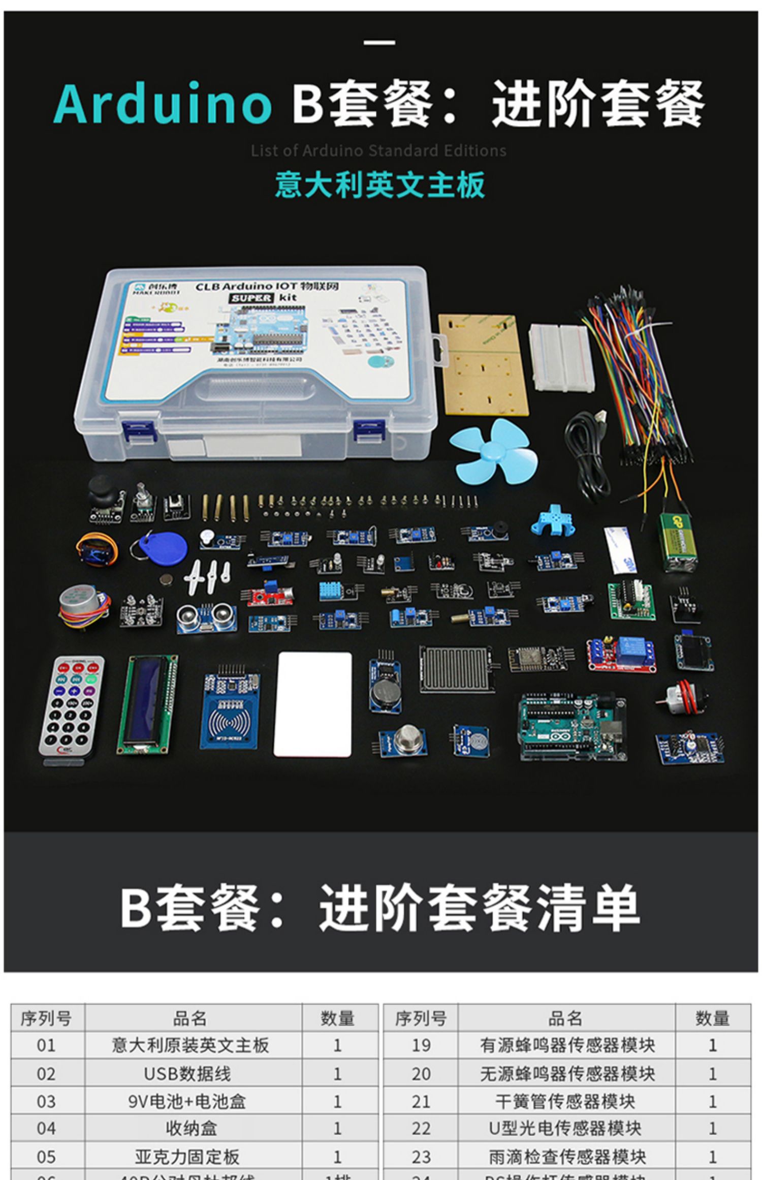 arduino uno r3英文版 arduino开发板扩展学习套件-阿里巴巴