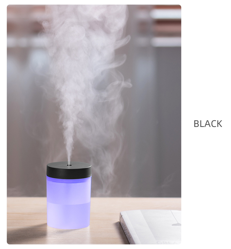 加湿器  Air Humidifier USB大雾量车载办公迷你静音炫彩杯加湿器详情14