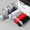 Men's, black, red, white, gradient