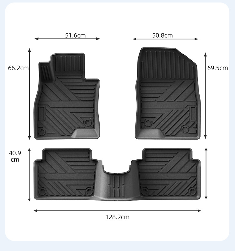 Suitable for 14-18 Models of Mazda3 Car Floor Mats, Mazda3 Fully Environmentally Friendly Tpe Car Floor Mats and Trunk Mats