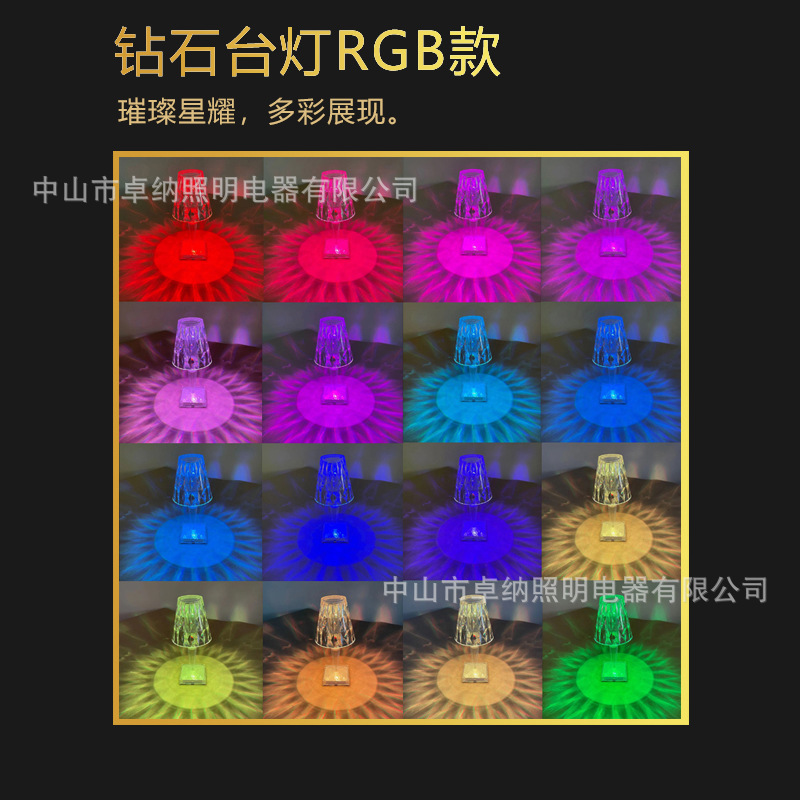 钻石灯RGB款光效展示
