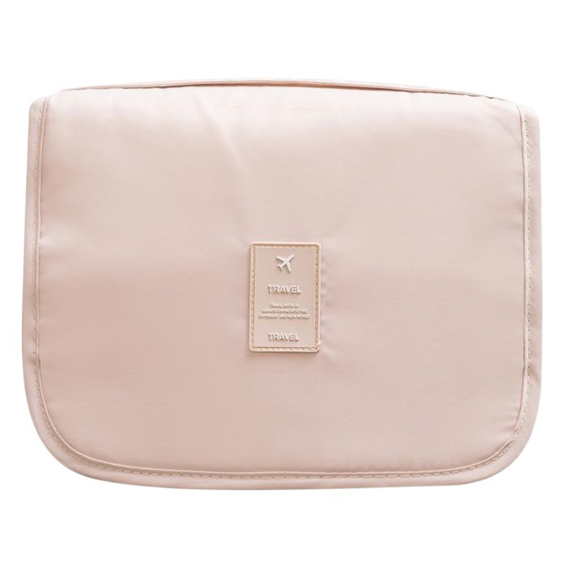 Bolsa de lavado con gancho de viaje bolsa de cosméticos de lavado al por mayor portátil de gran capacidad para hombres lavado y protección de separación en húmedo y en seco portátil