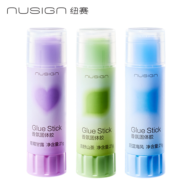 DeLineux NS118 - 8 luz del día ligera perfume pegamento sólido pegamento para estudiantes DIY 8g / 15g / 21g