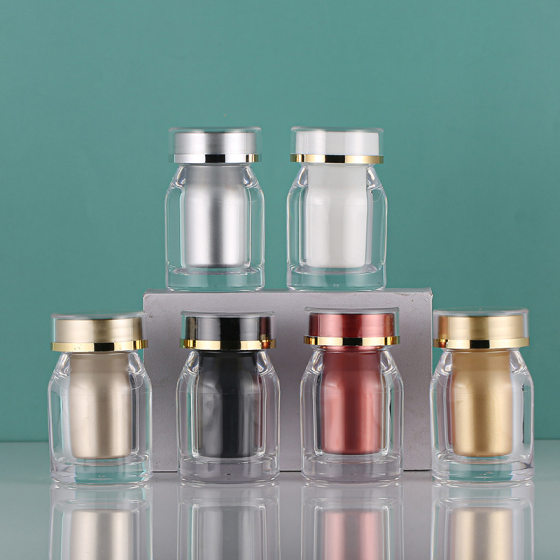 Medicine bottle plastic bottle acrylic bottle tablet candy bottle pill sub-bottle food grade packaging bottle health care products bottle