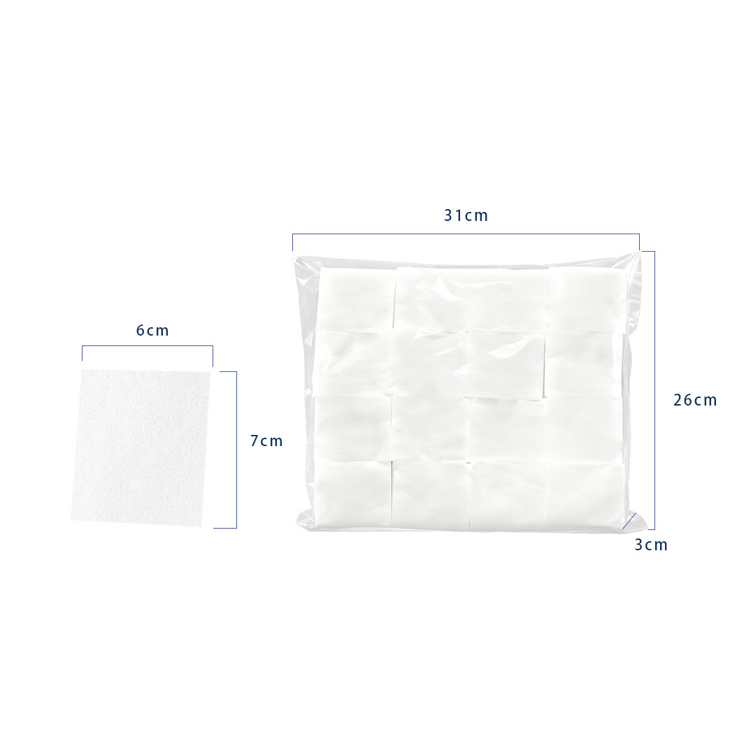 Limpieza de bordado de algodón, algodón cosmético, limpieza de bordado, eliminación de maquillaje, algodón cosmético, salón de belleza, 5 * 6 especificaciones