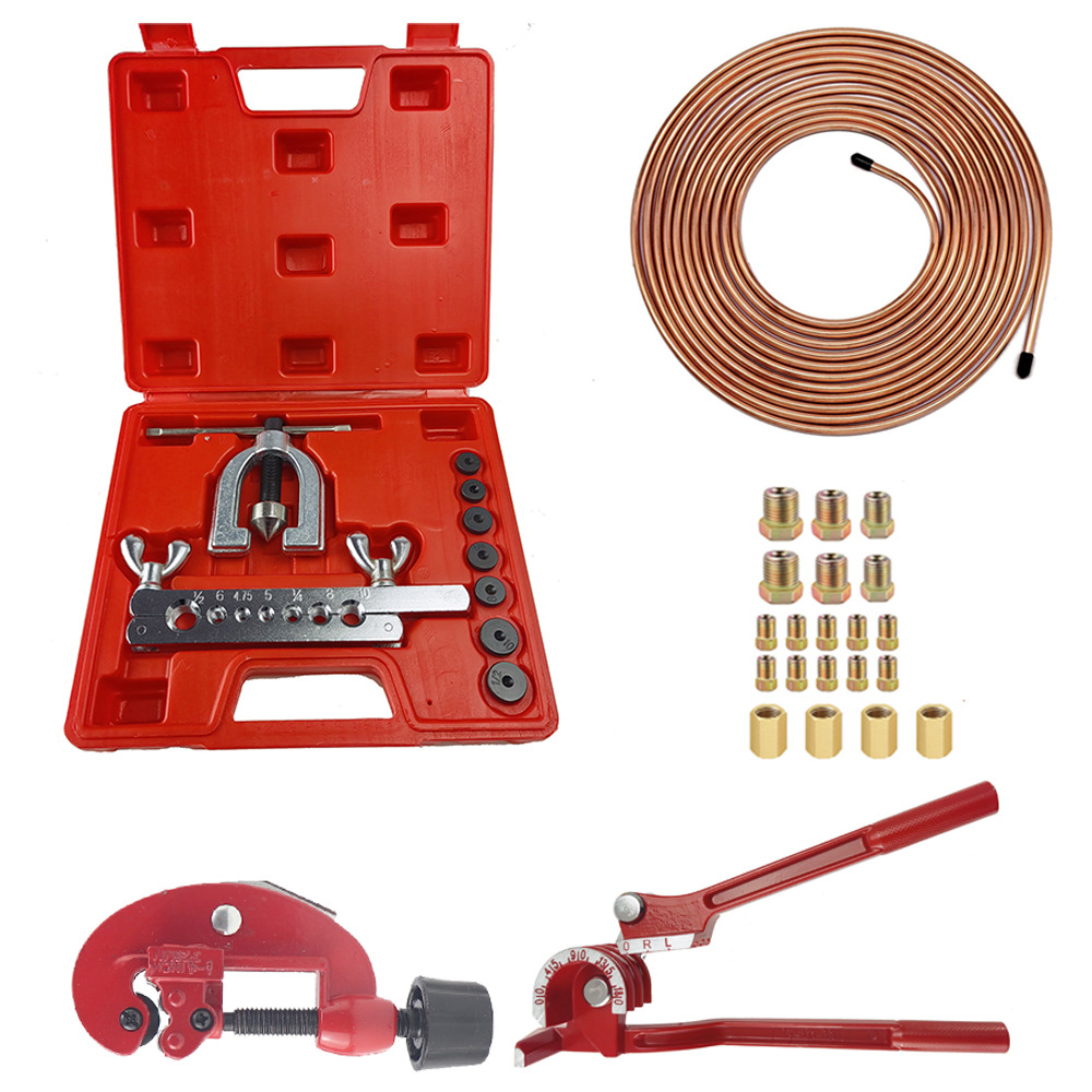 批发7孔铜管扩口器 ct-2033翻边扩孔器 汽修刹车管线维修工具套装