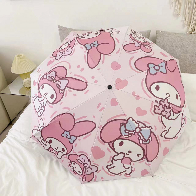 Nuevo paraguas para niños estudiantes niñas estudiantes de primaria sol y lluvia doble uso plegable paraguas automáticas manuales portátiles perros Pachia