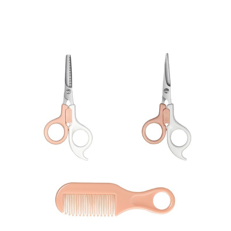 Fábrica de corte de pelo al por mayor para bebés corte de pelo casero tijeras de peluquería frangeas delgadas set set tijeras set