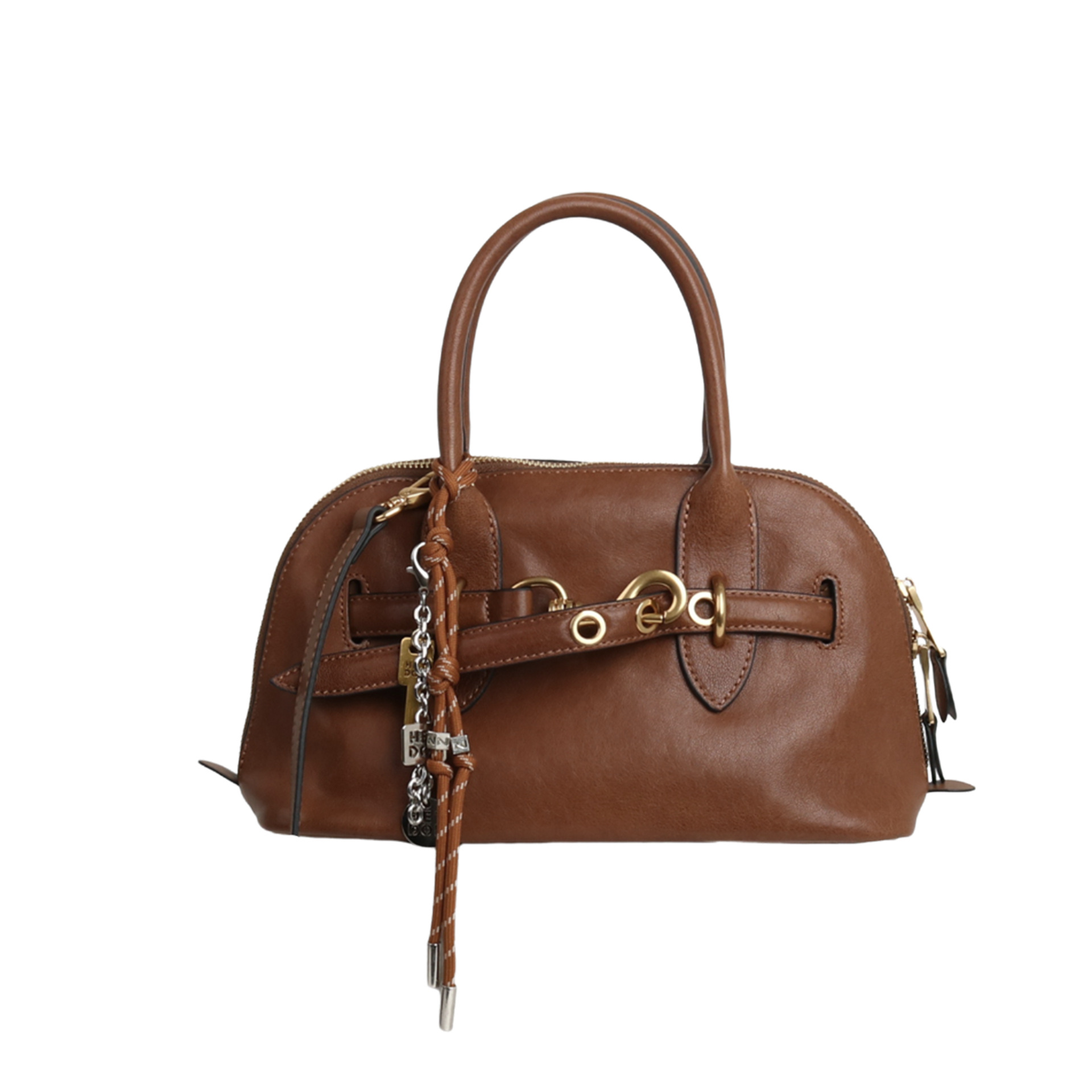 Top Grain Vegetable-Tanned Sheepskin Shell Bag 2025 New Arrival Handbag Shoulder Crossbody Bag For Women Fashion Versatile Boston Small Bag - Thumbnail 5