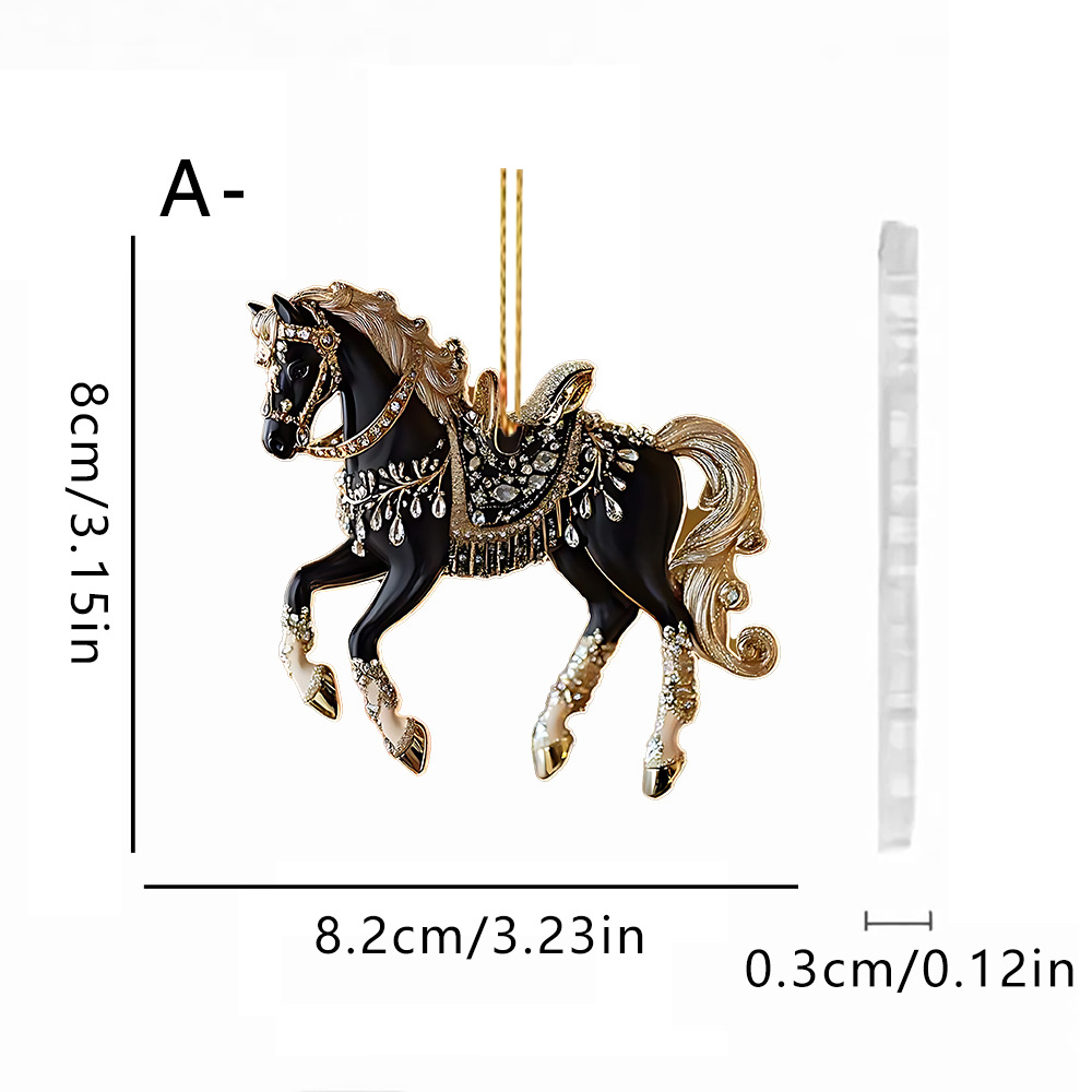 Transfronterizo oro magnífico pento decoración de acrílico colgante de vacaciones regalo mochila colgante de llavero