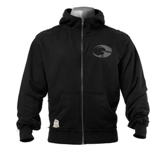 Muscle fitness brothers new sports sweater men's autumn casual running training loose thin hooded jacket