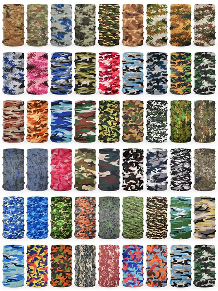 Magic Headscarf Sports Neck Scarf Fishing Outdoor Sun Protection Men's and Women's Face Mask Summer Cycling Mask Seamless Camouflage Headscarf
