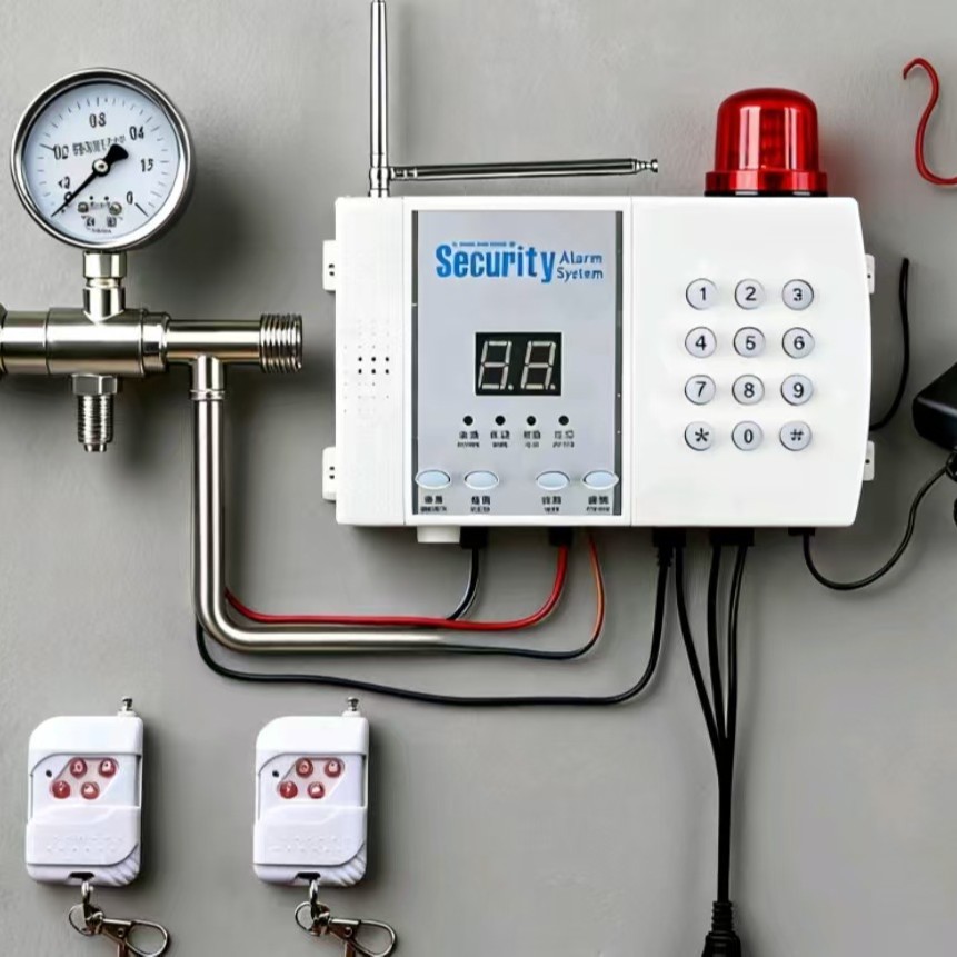 维克安压力报警器压力超标电话报警/可监测扩展99路压力报警系统