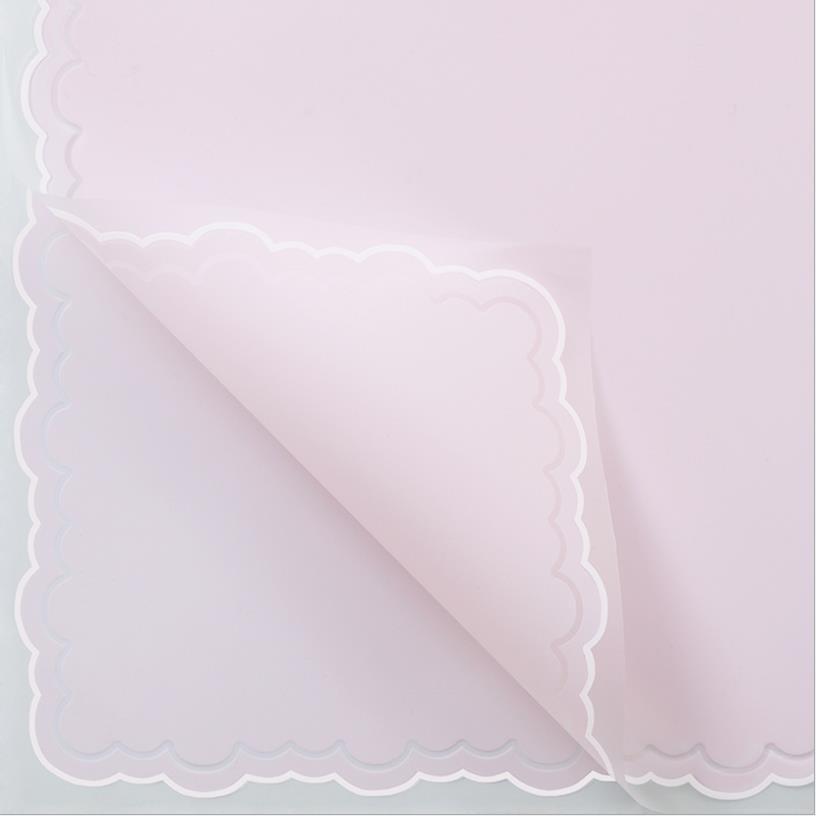 Fábrica de fiestas de flores al por mayor nueva línea de textura flor embalaje florista de color sólido papel de envoltura flor