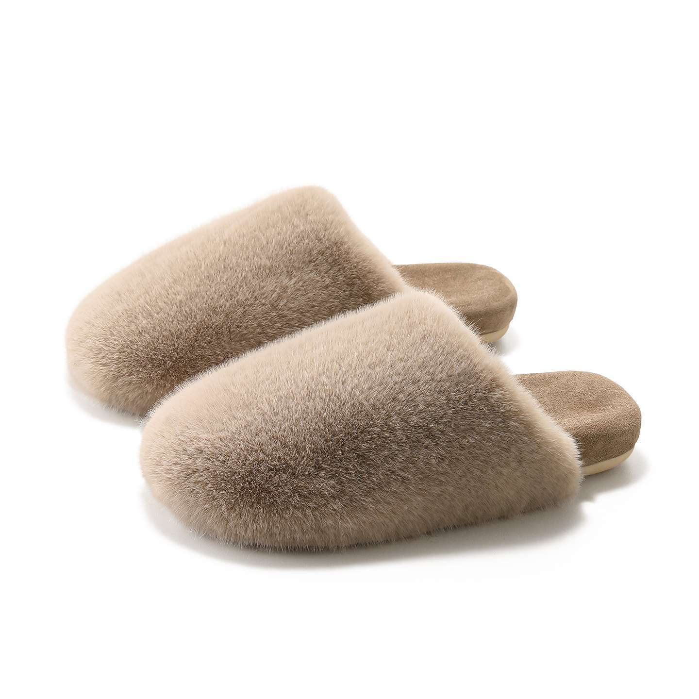 Cloud Velvet Plush Slippers Comfortable Indoor Slides For Women_voghion.com