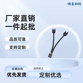 电脑主板USB 9针转双9pin针一分二 9PIN转双9PIN  USB插针HUB集线