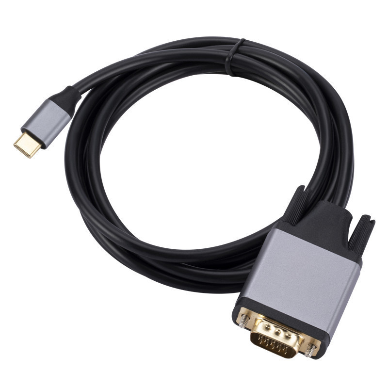 Usb3.1 Typec to Vga Female Adapter Connection Projector Video Adapter Cable MacBook External Expansion