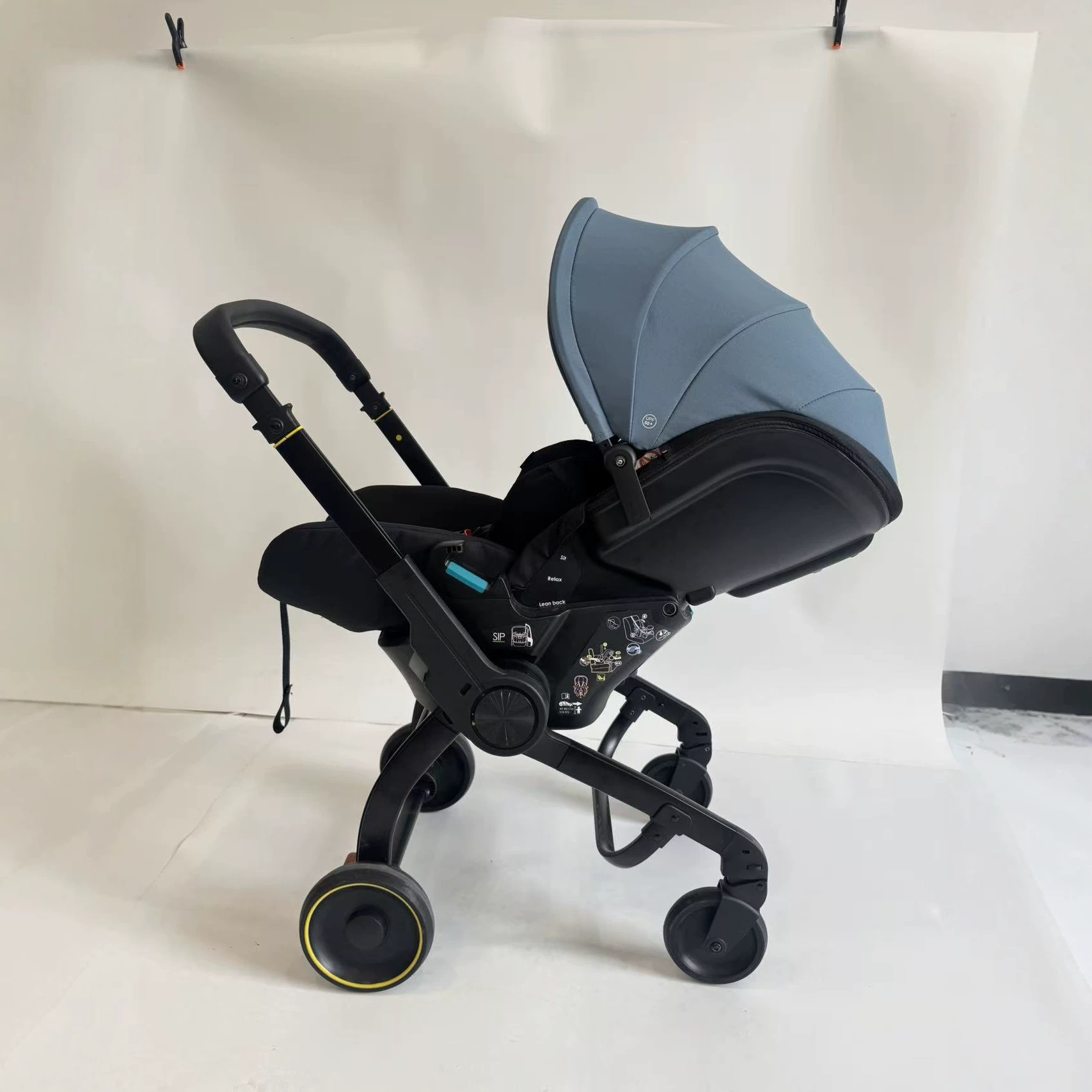 Nuevo carro de bebé 4 en 1, 1 año 0 - 24 meses, asiento de seguridad para bebés, carro de caballo mecedor